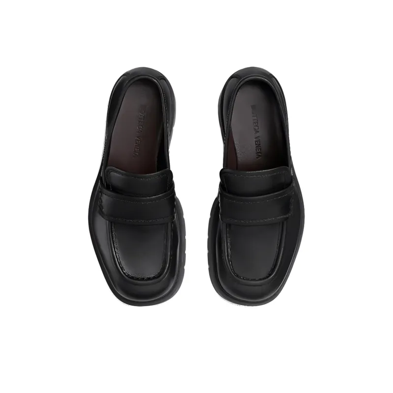 Bottega Veneta Haddock Loafers 4.5cm Men's Black-3
