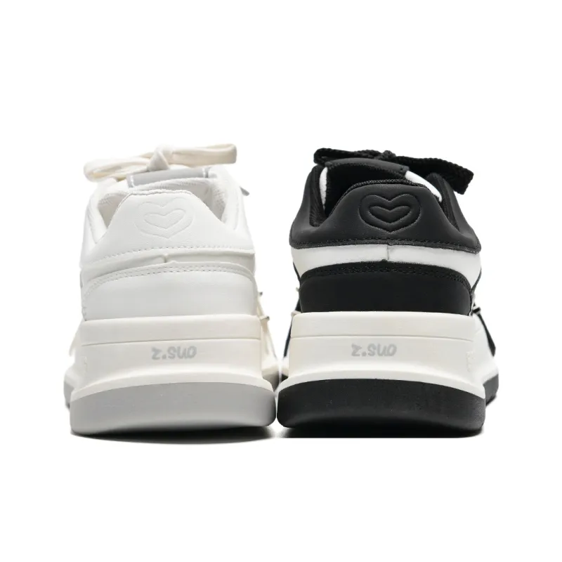 Z.SUO Coverage Height Increasing Abrasion Resistant Slip Resistant Low Top Skateboard Shoes Women's Box Included-18