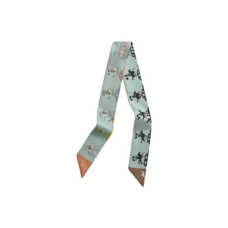 HERMES Silk Scarves Women's Multicolor-0