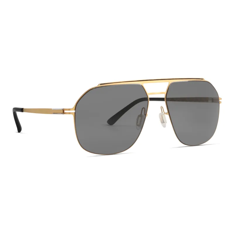 Mita Stainless Steel Round Sunglasses Unisex-4