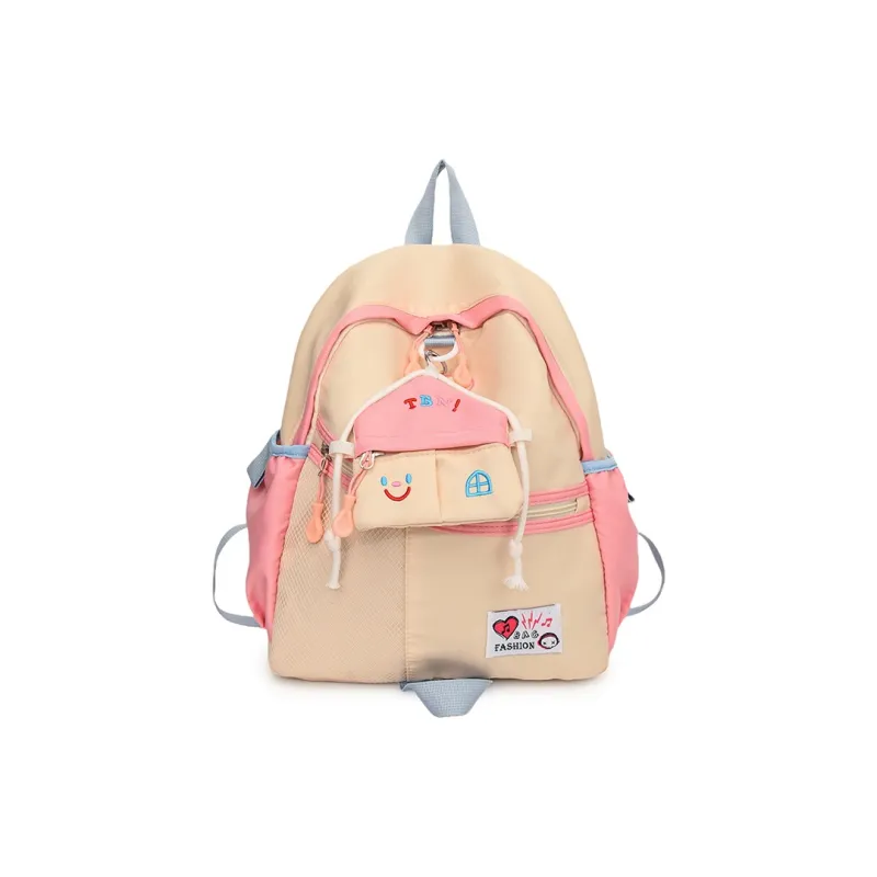 RUIPAI Oxford Backpack Regular Women's Beige/Blue/Black-0