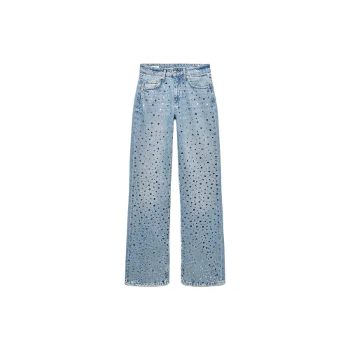 ZARA Trf Jeans Women's Blue