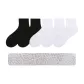 5 Pack[Short Black 2-Short White 3][Mesh Back]