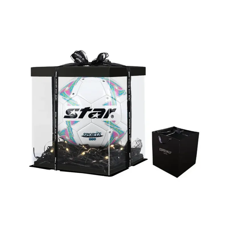 Star Size 5 Soccer PVC Machine Stitched Soccer Ball Unisex White-6