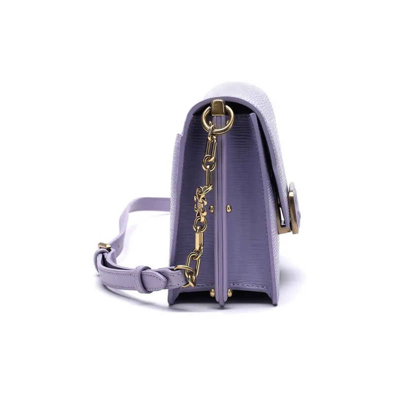 Satchi Top Grain Cow Leather Crossbody Bag Women's Red/White/Yellow/Purple/Black-23