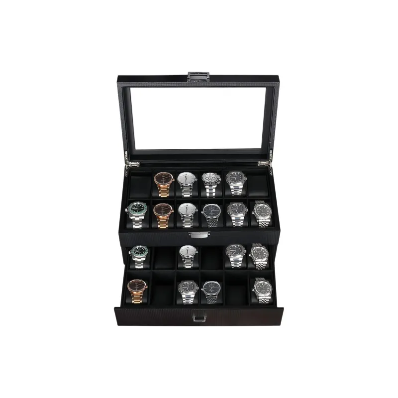 Brilliant Desktop Storage Box Watch Case Unisex-4