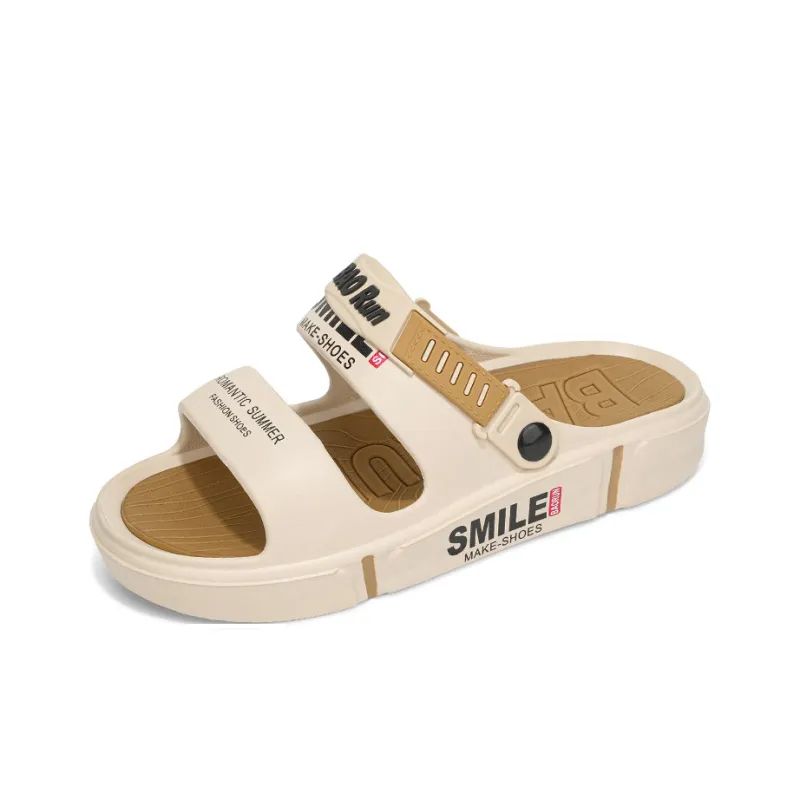 TROADLOP Beach Sandals Unisex Black/Khaki/Green-7