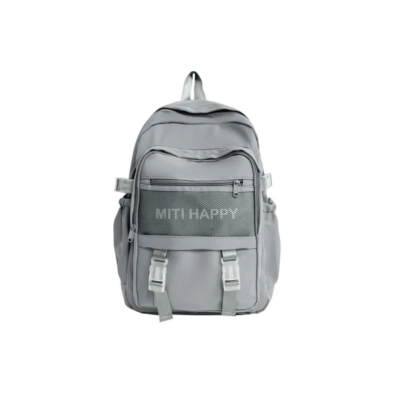 OURFUN Nylon Fabric Backpack Gray/Black/Green/Blue-0