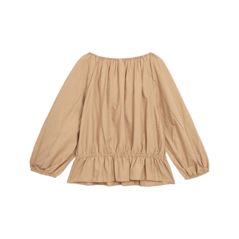 UNIQLO Shirt Women's Dark Beige-1