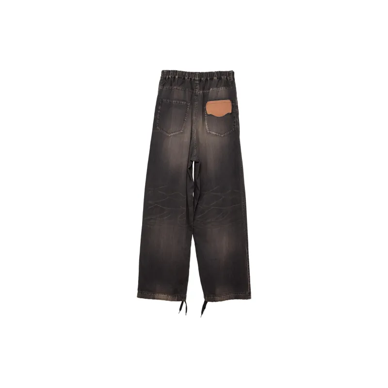 Maison Mihara Yasuhiro Washed Wide leg Jeans-1