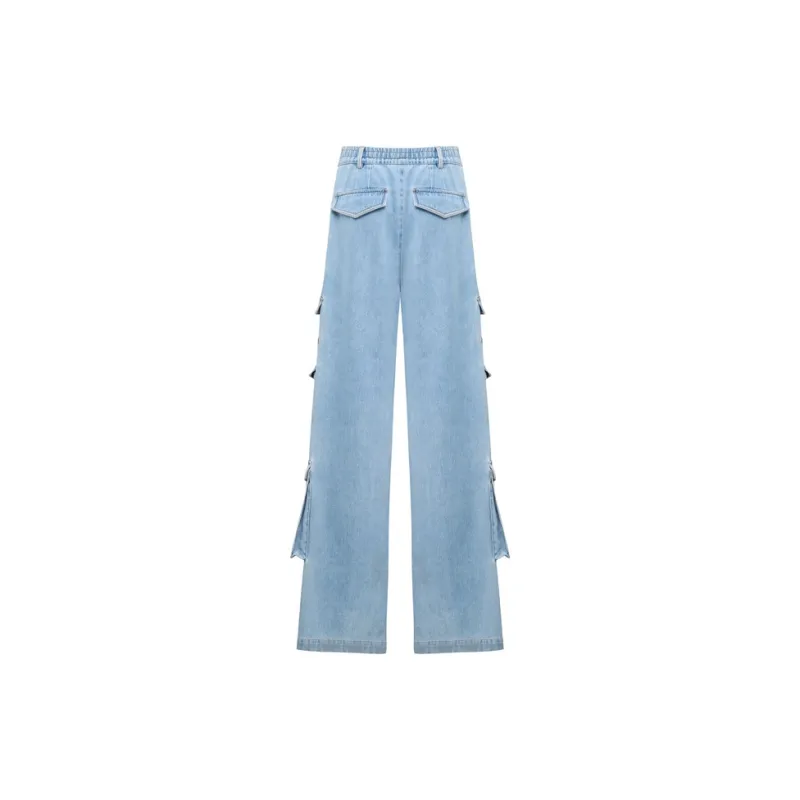 Lost In Echo Jeans Women's Washable Light Blue-1