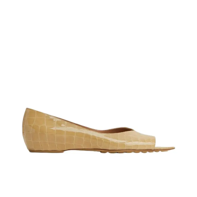 Bottega Veneta Casual Single Shoes Women's Praline Color-1