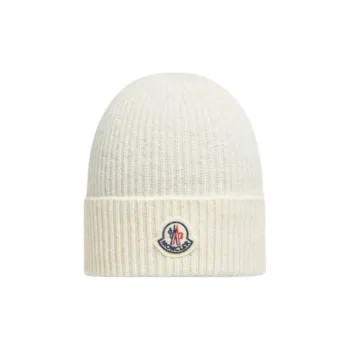 Moncler Wool Beanies Men's White