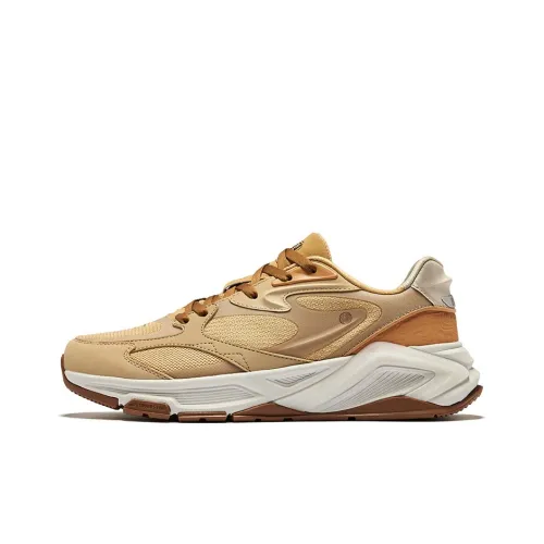 Erke Durable Breathable Low Top Casual Shoes Men's Khaki Color