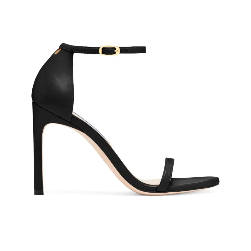 Stuart Weitzman/SW Nudistsong One Strap Sandals 10.5cm Women's Black-1