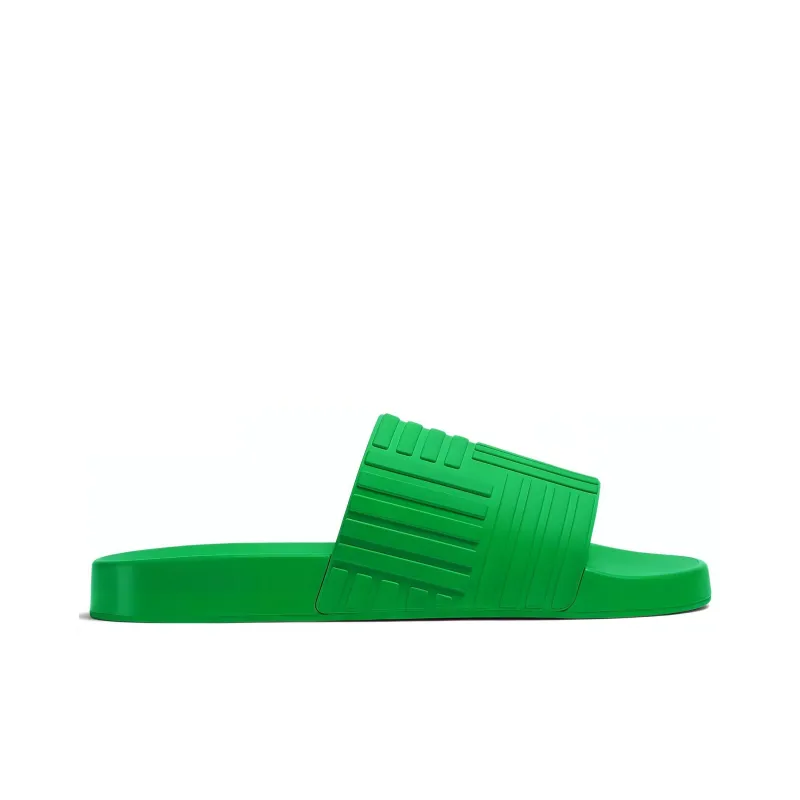 Bottega Veneta Slider Slide Slippers Women's Green-1