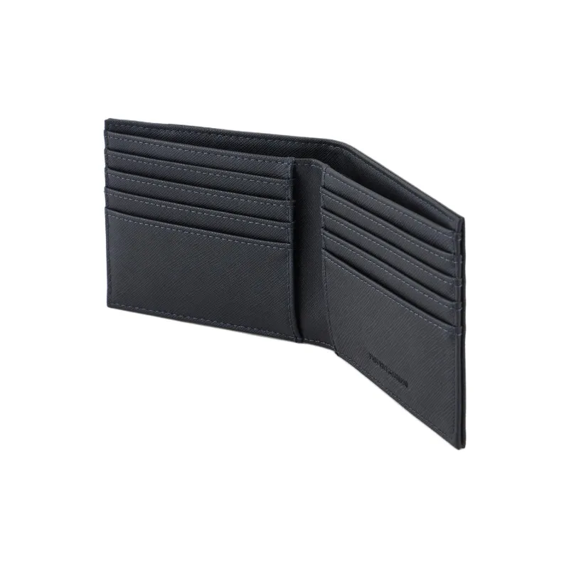 EMPORIO ARMANI PU Polyurethane Wallet Men's Dark Blue-3