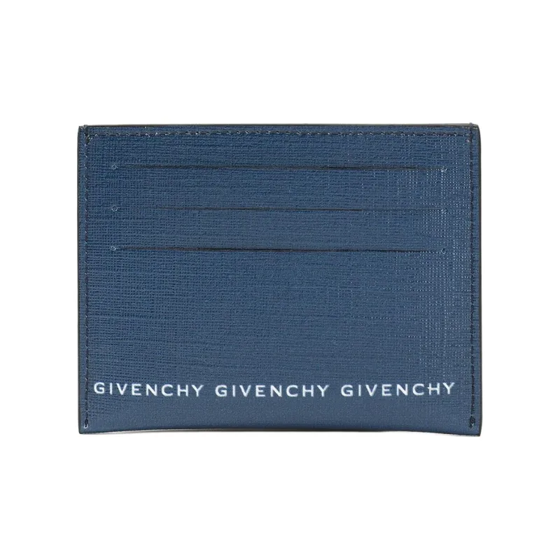 GIVENCHY Polyester With Polyurethane Card Holder Men's Blue-1