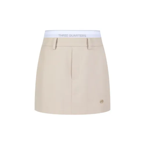 Three Quarters Casual Shorts Women's Khaki