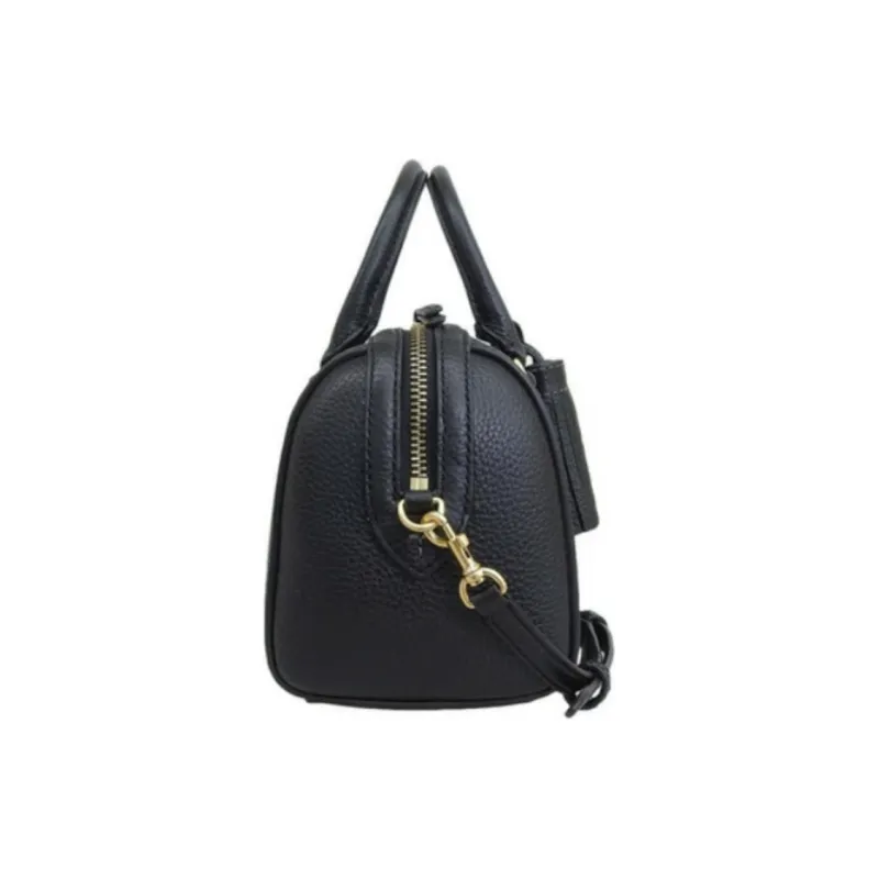 TORY BURCH Thea Leather Shoulder Bag, Crossbody Bag, Handbag Regular Women's Black-3