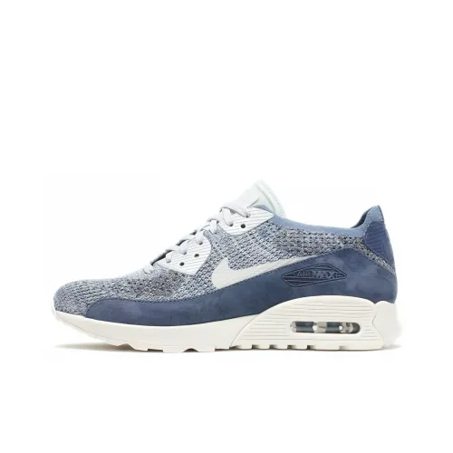 Nike Air Max 90 Running Shoes Women's Low-Top Gray White