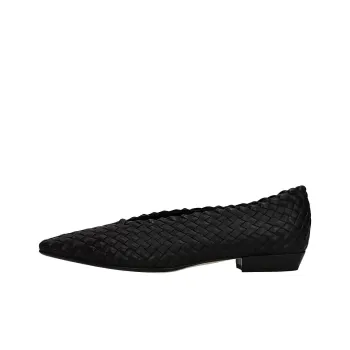 Bottega Veneta Casual Single Shoes Low Heel Women's Black