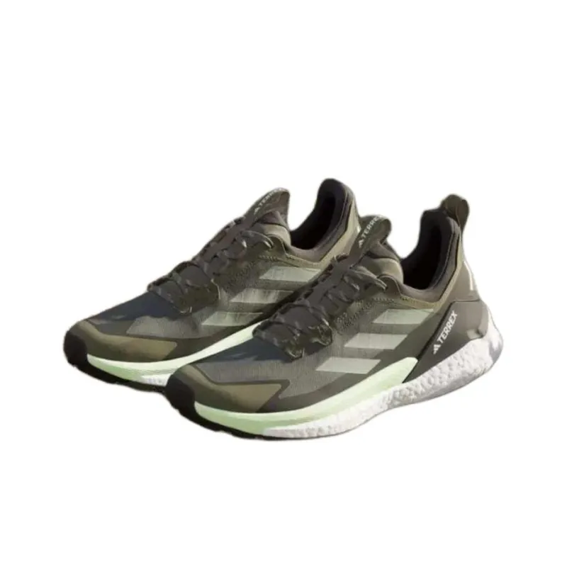 Adidas Terrex Free Hiker 2.0 Low Olive Strata Silver Green Core Black-2