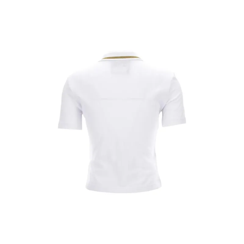 VERSACE JEANS Couture V Emblem Polo Top-1