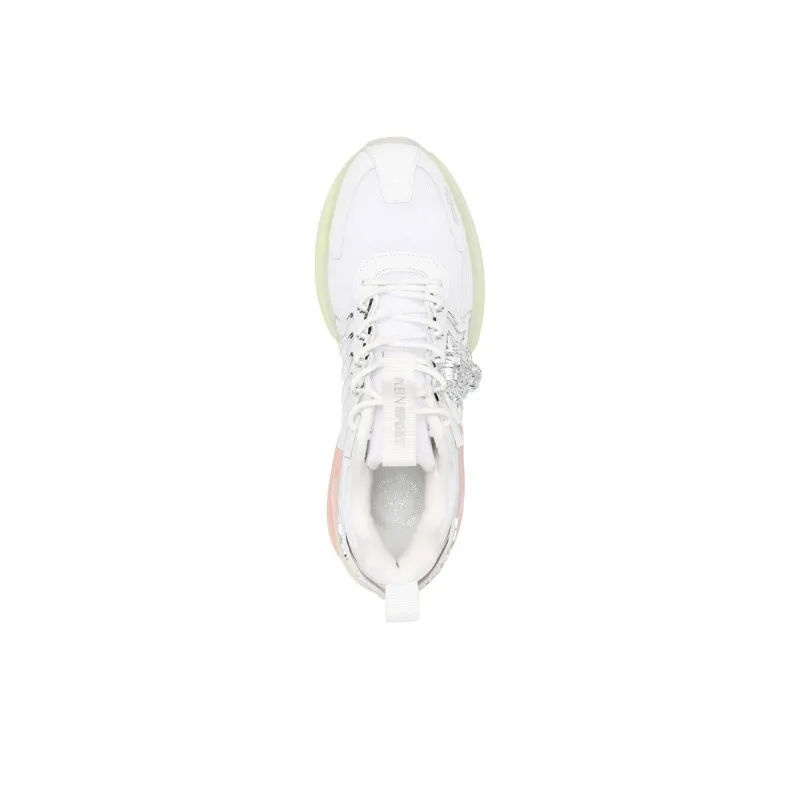 PLEIN SPORT Slip Resistant Low Top Casual Shoes Unisex White-4