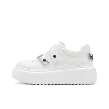 Staccato Refined Sparkling Slip Resistant Low Top Casual Shoes Women's Refreshing White