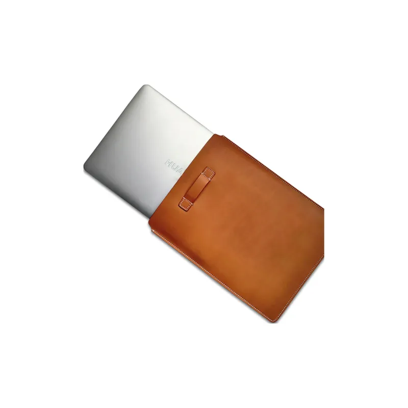 TALLYWOOD Compatible With Huawei MateBook. Minimalist Style All Top Grain Cow Leather Notebook Shell Film-7