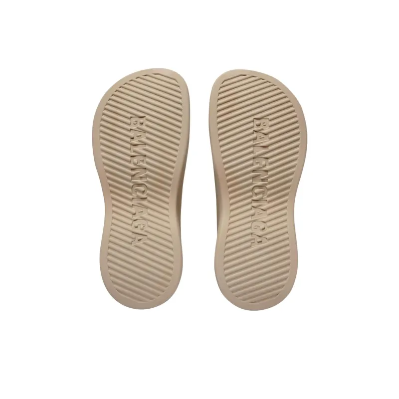 Balenciaga Logo-embossed Platform-wedge Slides-6