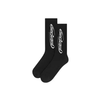 VERSACE SS24 Knee-High Socks Men's 1 Pack Black