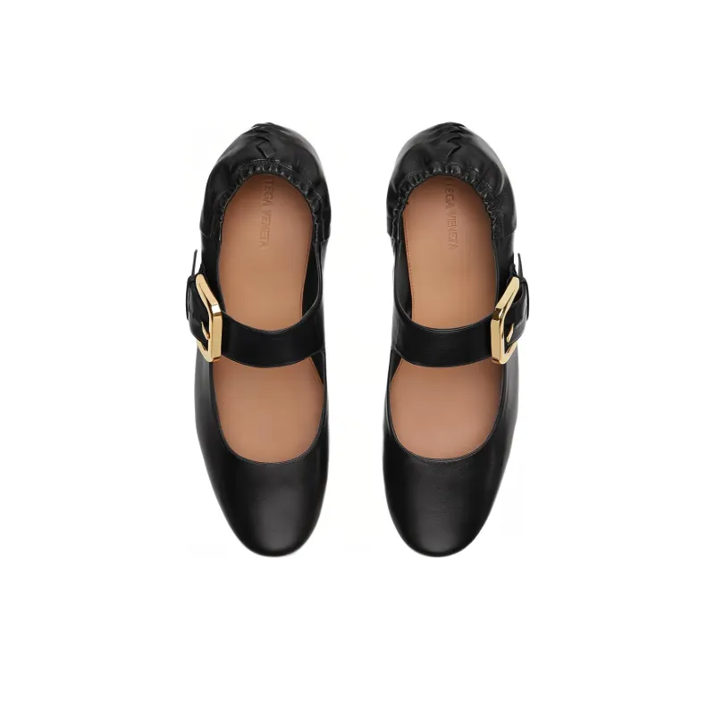 Bottega Veneta Astaire Mary Jane Ballerina Shoes Women's-3