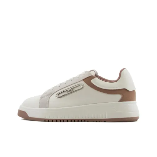 EMPORIO ARMANI Skateboard Shoes Women's Low-Top Brown