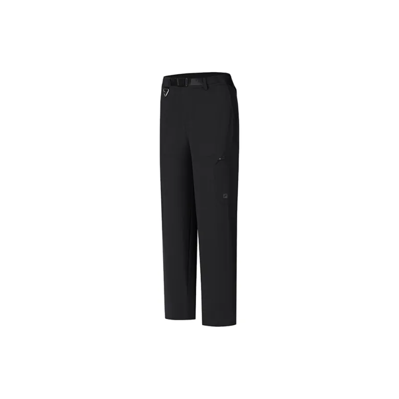 FILA x BBC EARTH Casual Pants Women's Pitch Black-1