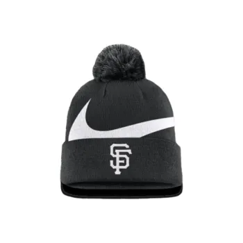 Nike San Francisco Giants Peak Men's Nike Mlb Cuffed Pom Beanie