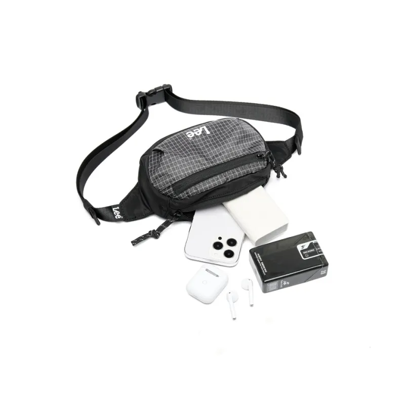 Lee Oxford Water Repellent Crossbody Bag Regular Unisex Black-2