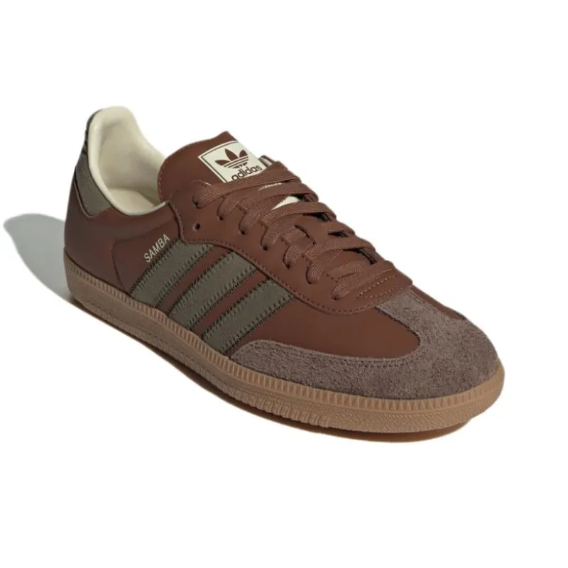 Adidas Samba Og Preloved Brown Olive Strata-2
