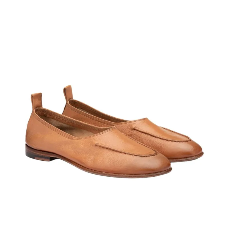 Silvano Sassetti Casual Single Shoes Women's Brown-3