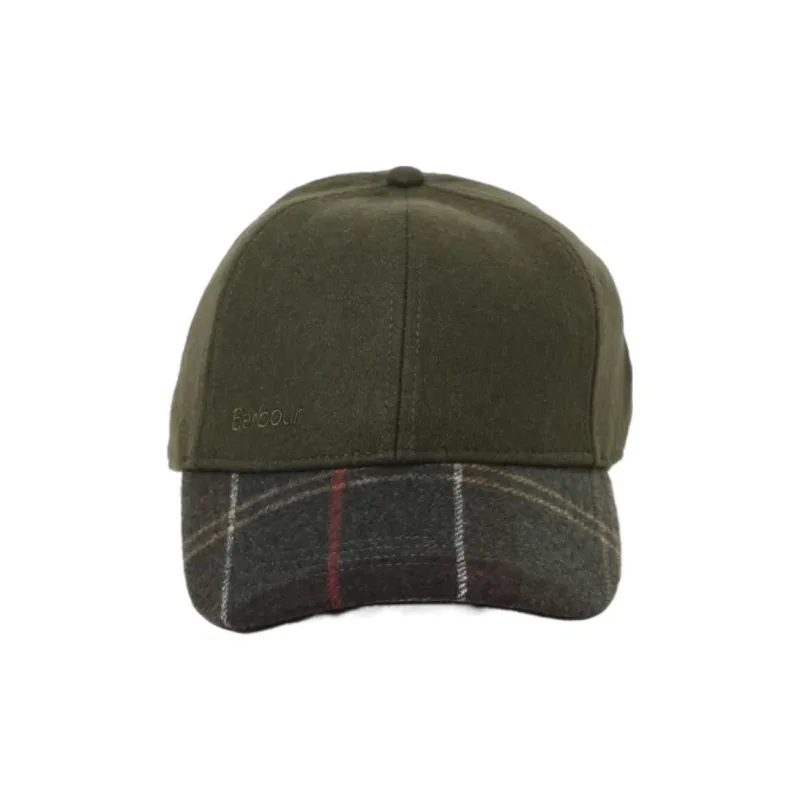 BARBOUR Wool Baseball Caps Men's Green-1