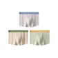 G Set-Color Block Letter Waistband-Light Gray+Light Green+Beige Yellow (3 Pack)