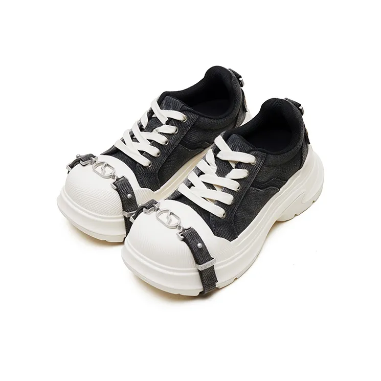 ABCICEY Mousse Collection Height Increasing Wear Resistant Low Top Platform Fashion Casual Canvas Shoes Unisex Truffle-3