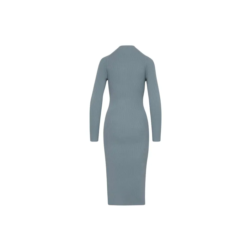 ARITZIA Wilfred Alchemy Dress Long-Sleeved Dresses Women's Slab Blue/Board Blue-1