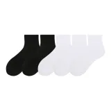 5 Pack[Short Black 2-Short White 3][Massage Cut Bottom]
