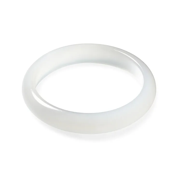 CHAOHONGJI Chalcedony Jade Bangle Dingdang Bangle Women's-9