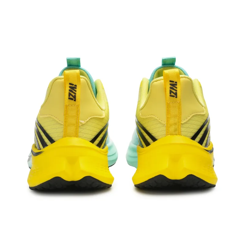 IWZI Shock Absorbers With Slip Resistant And Abrasion Resistant Properties Low Top Running Shoes Unisex Ethereal Green-3