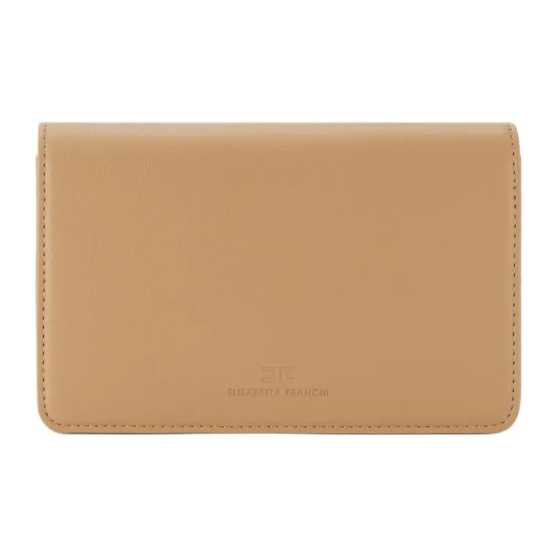 Elisabetta Franchi Polyester Crossbody Bag, Shoulder Bag Women's Camel-2