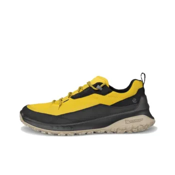 Ecco Casual Shoes Men's Black/Olive Oil Color