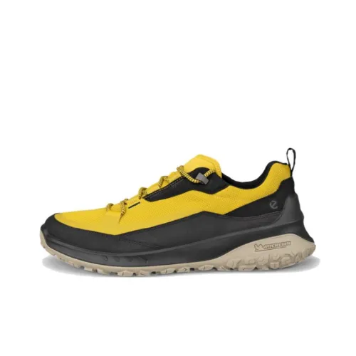 Ecco Casual Shoes Men's Black/Olive Oil Color